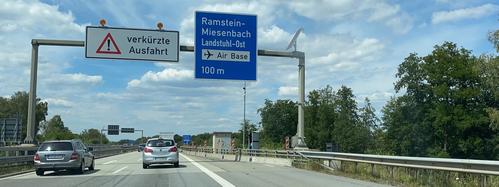 Ramstein-Miesenbach, BAB 6, km 633,280: Messstelle mit Verteidigungspotenzial